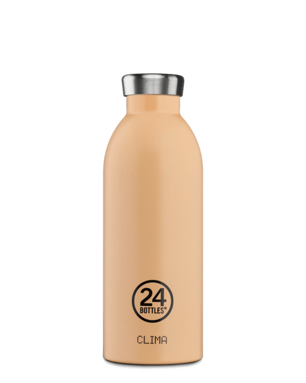 24Bottles Clima flaske, Peach orange - 500 ml. - Bahne